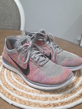 Nike Free 4.0 Flyknit Womans Running Shoes, Size 10